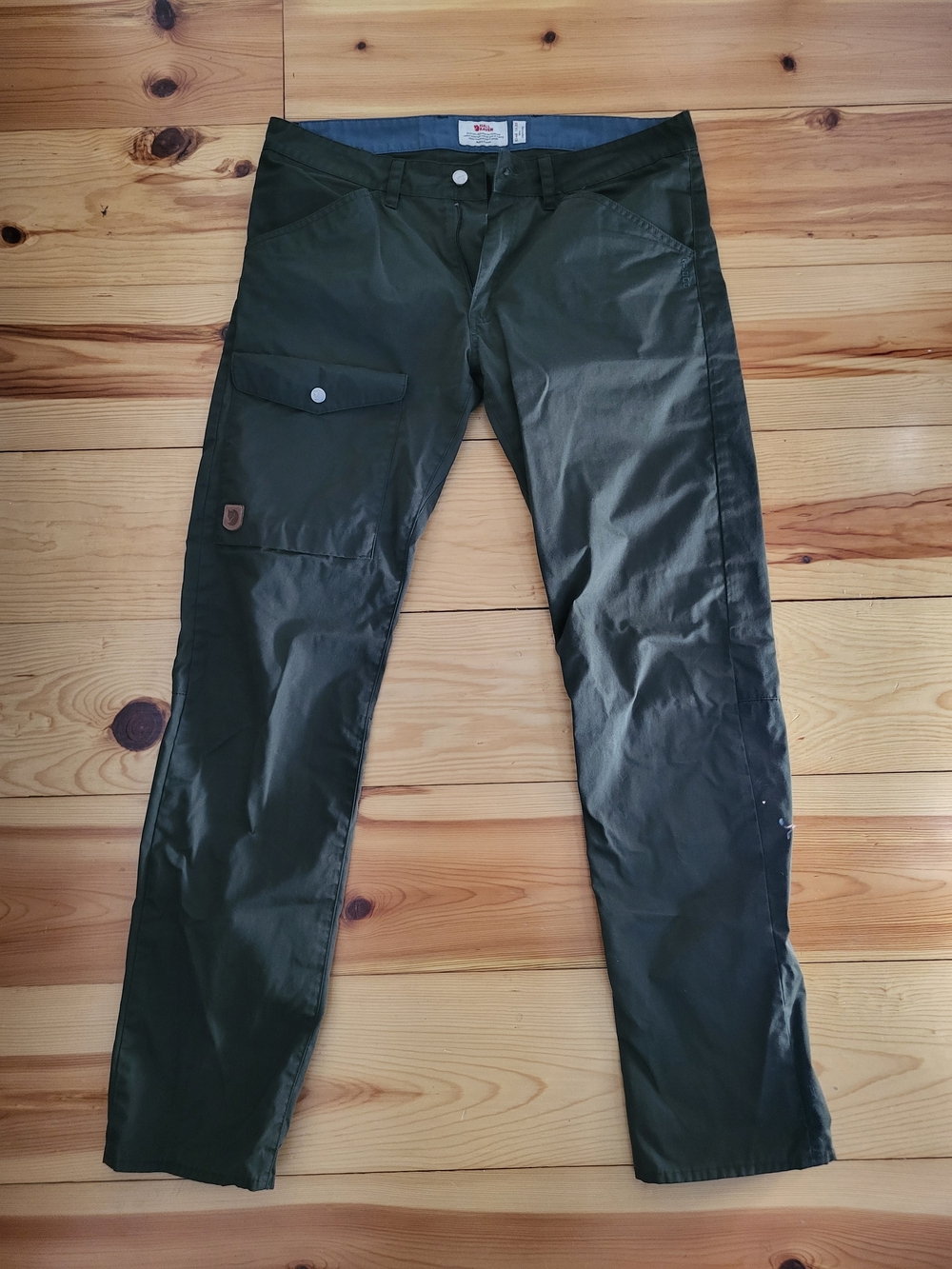 Fjallraven Greenland Men's Long Jeans - Olive Green 32